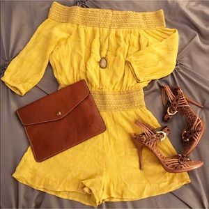 Yellow romper